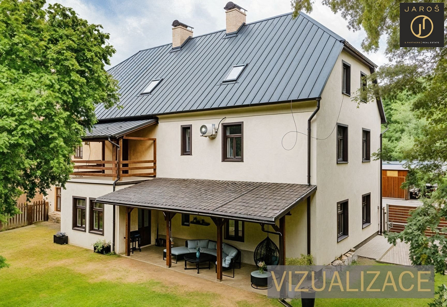 Prodej domu 300 m² s pozemkem 5 769 m² – pohled 2