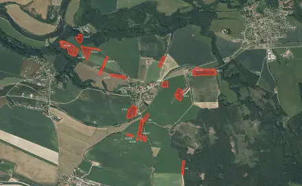 Prodej pole 57 153 m², Bušovice - Střapole, okres Rokycany