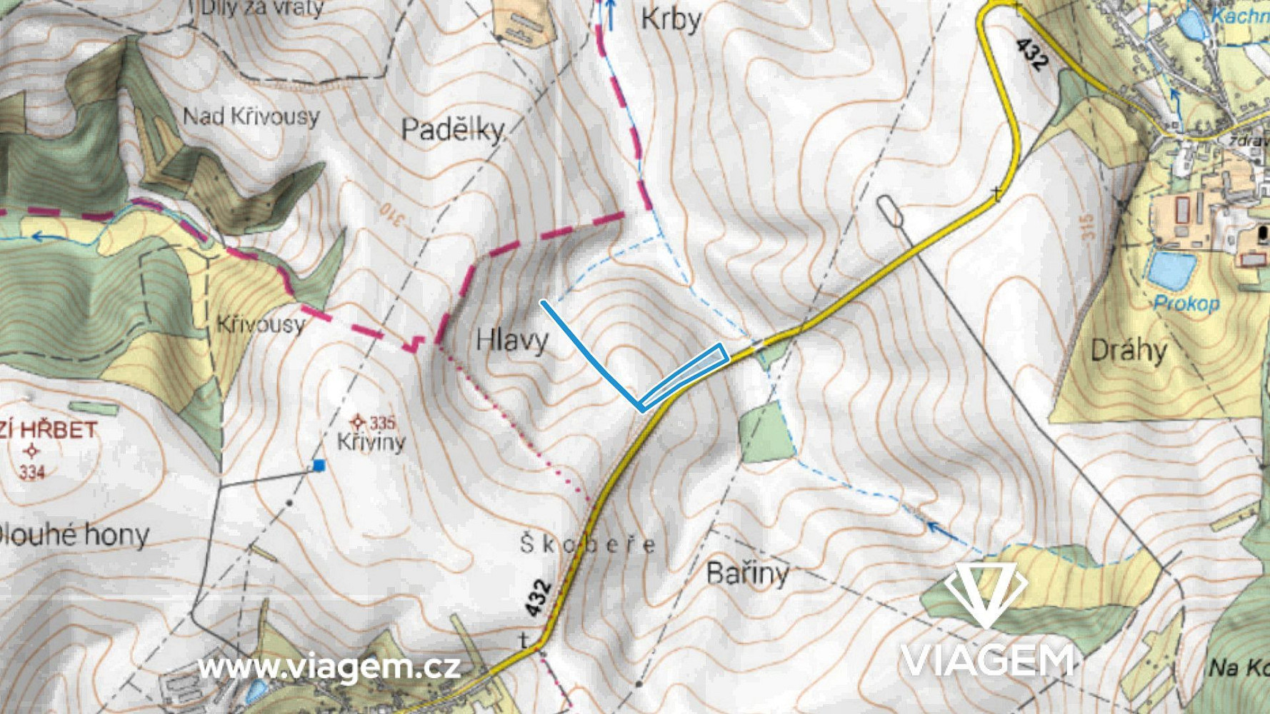 Prodej pole 1 738 m²