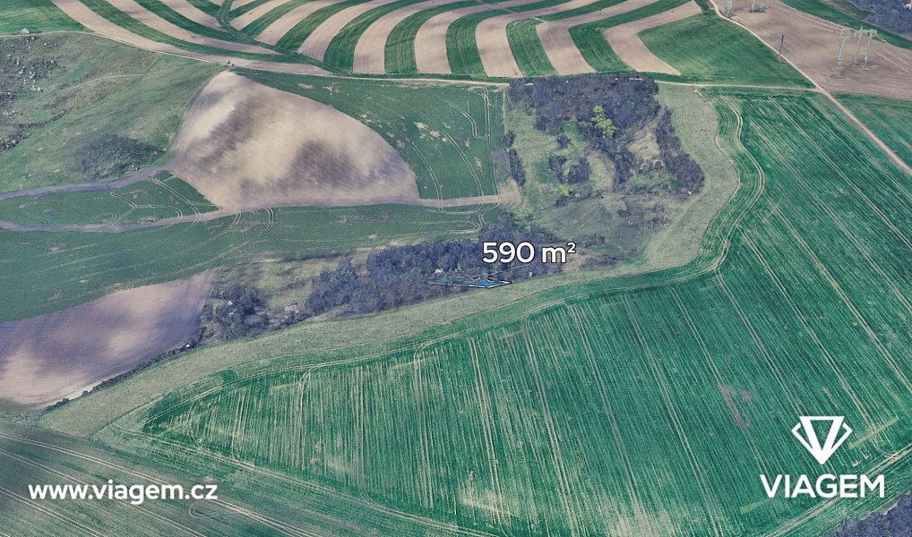 Prodej pole 516 m², Bošovice – náhled fotky 2