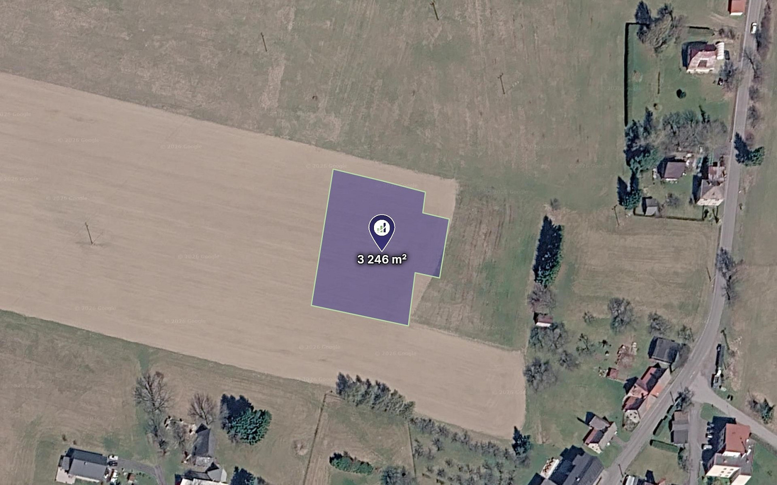 Prodej stavebního pozemku 1 082 m²