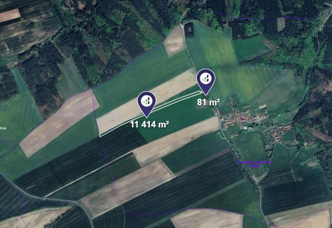 Prodej pole 11 495 m² – fotografie 2