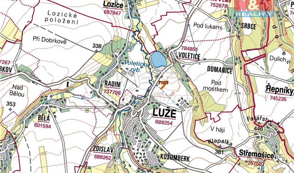 Prodej pole 916 m², Luže – náhled fotky 4