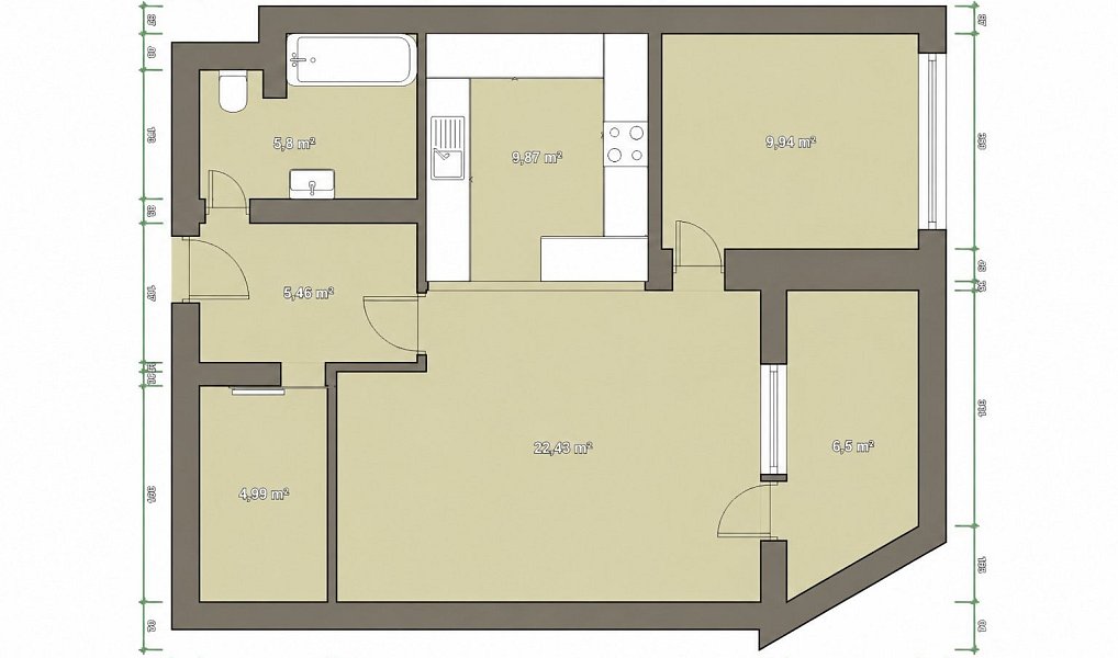 Prodej bytu 2+kk 65 m², Brno – náhled fotky 16