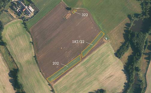 Prodej pole 12 427 m², Tučapy - Brandlín, okres Tábor