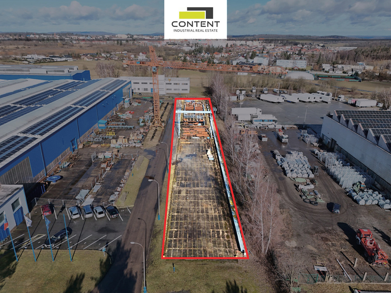 Pronájem komerčního pozemku 2 250 m²