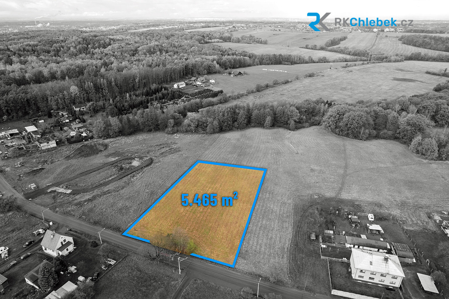 Prodej komerčního pozemku 5 465 m² – fotografie 4