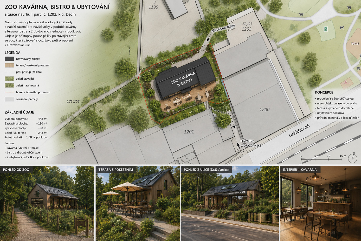Prodej komerčního pozemku 448 m²