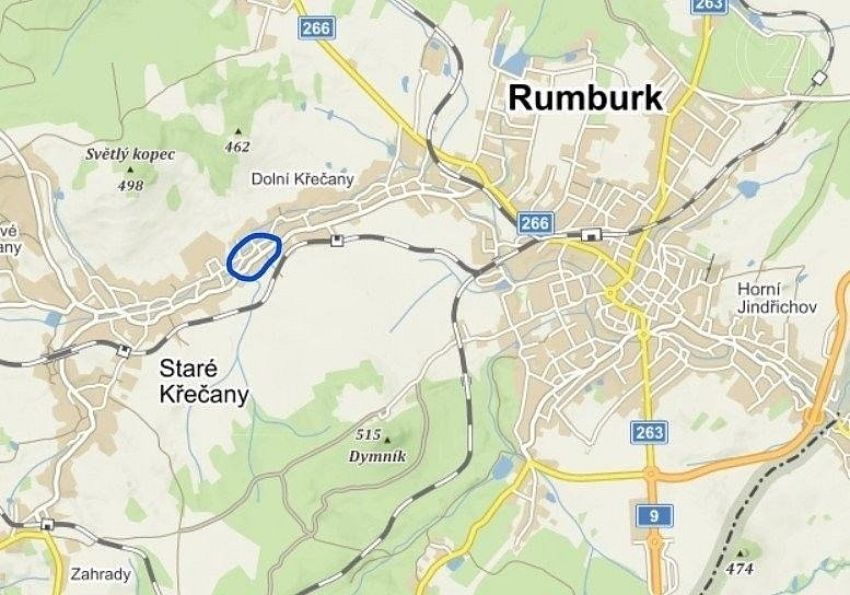Prodej stavebního pozemku 868 m² – pohled 6