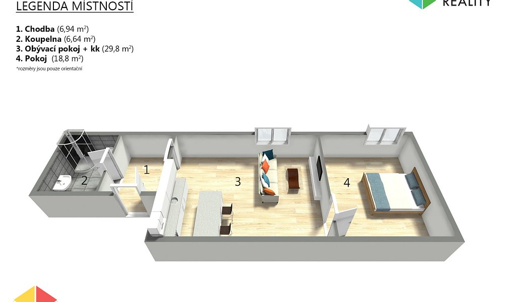 Prodej bytu 2+kk 64 m², Chyňava – náhled fotky 5