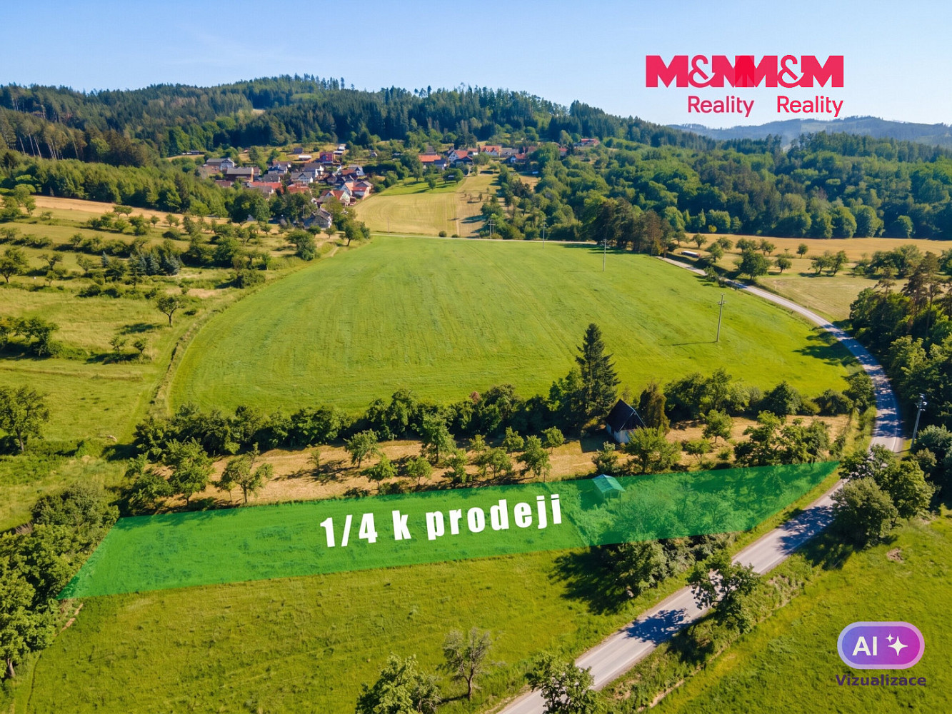 Prodej pole 1 921 m² — photo 2