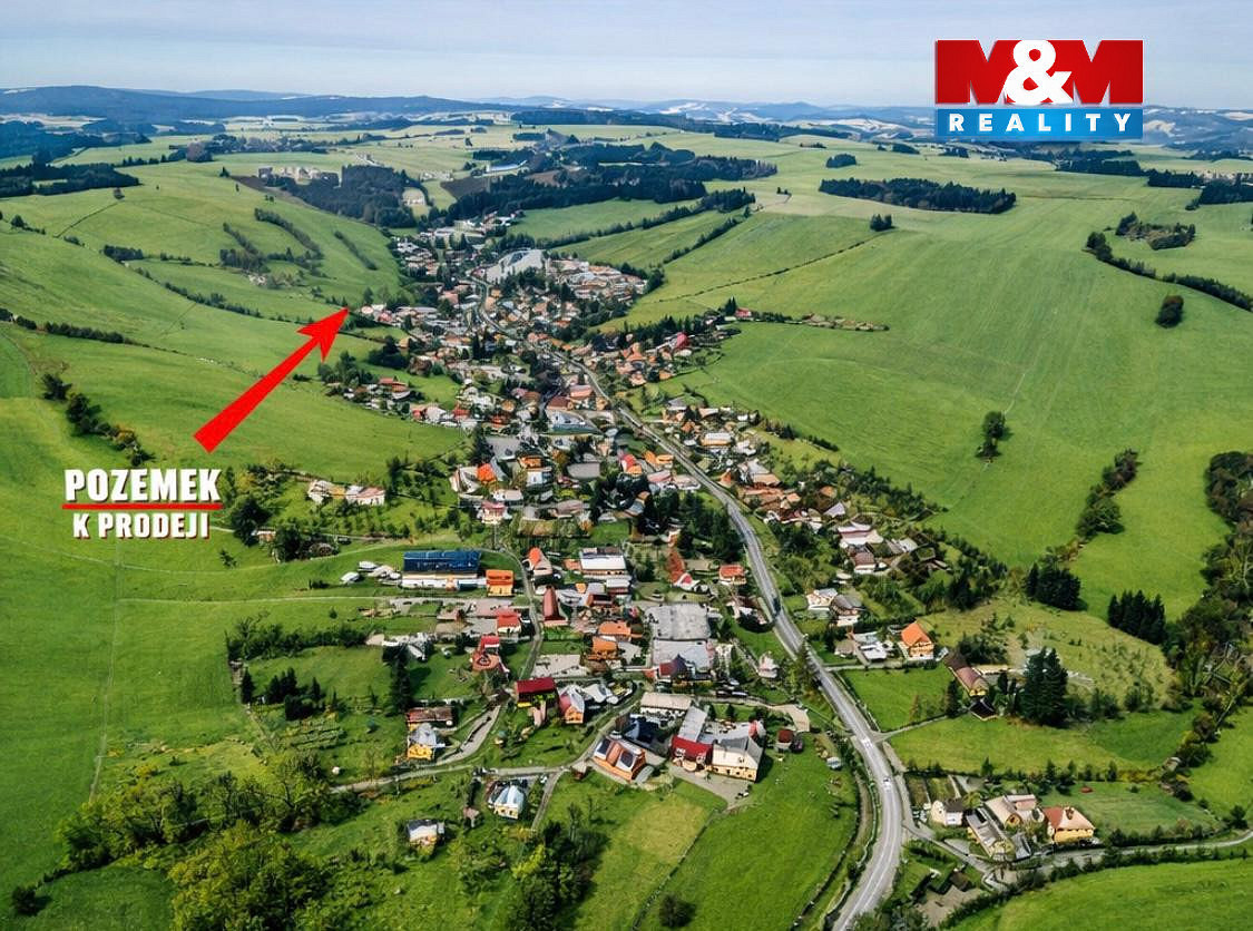 Prodej stavebního pozemku 1 716 m² – pohled 3