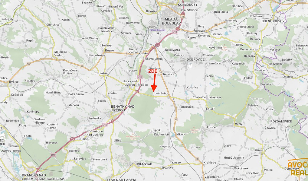 Prodej stavebního pozemku 854 m², Luštěnice – náhled fotky 8