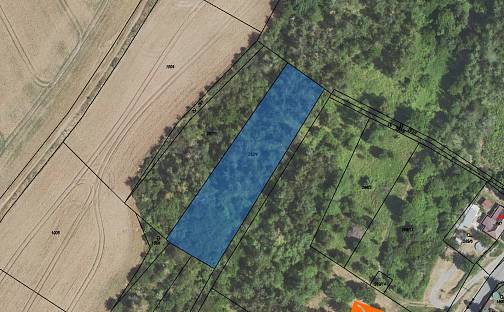 Prodej pozemku 1 622 m², Třebichovice, okres Kladno