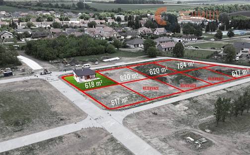 Prodej stavebního pozemku 618 m², Bezová, Březí, okres Břeclav