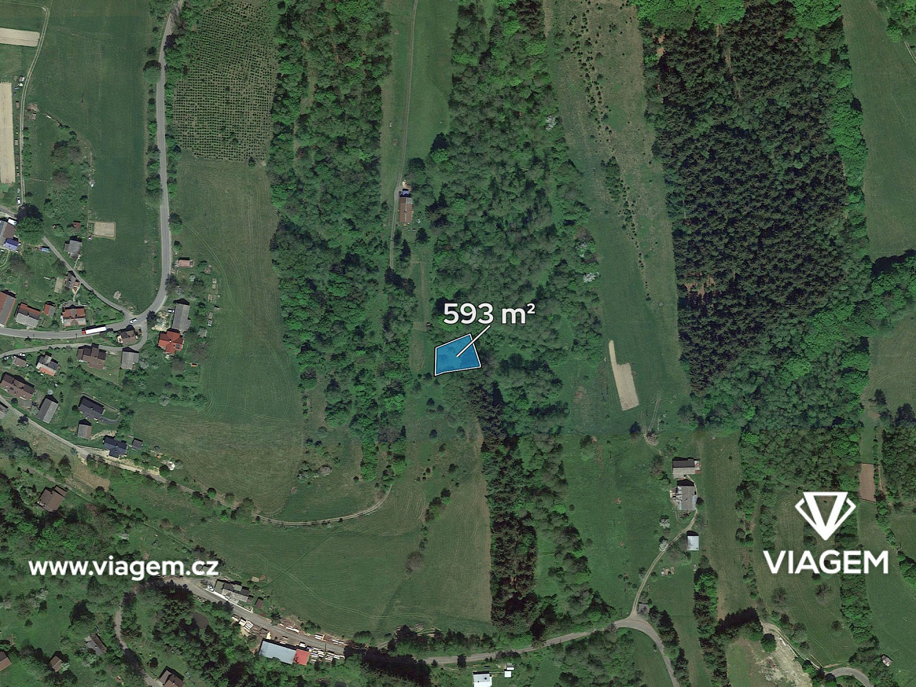 Prodej pole 593 m² – fotografie 2