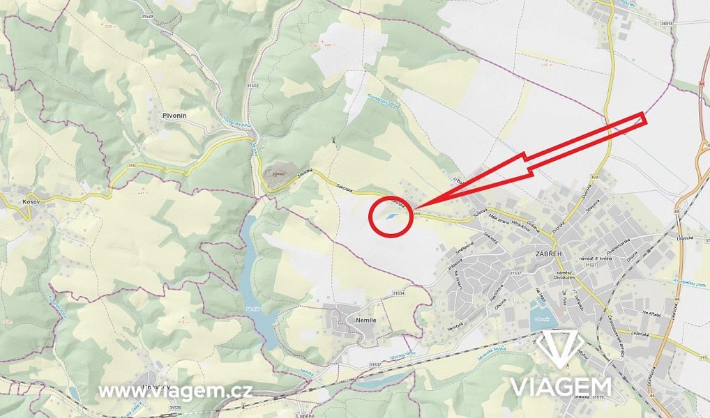 Prodej zahrady 391 m², Zábřeh – náhled fotky 2