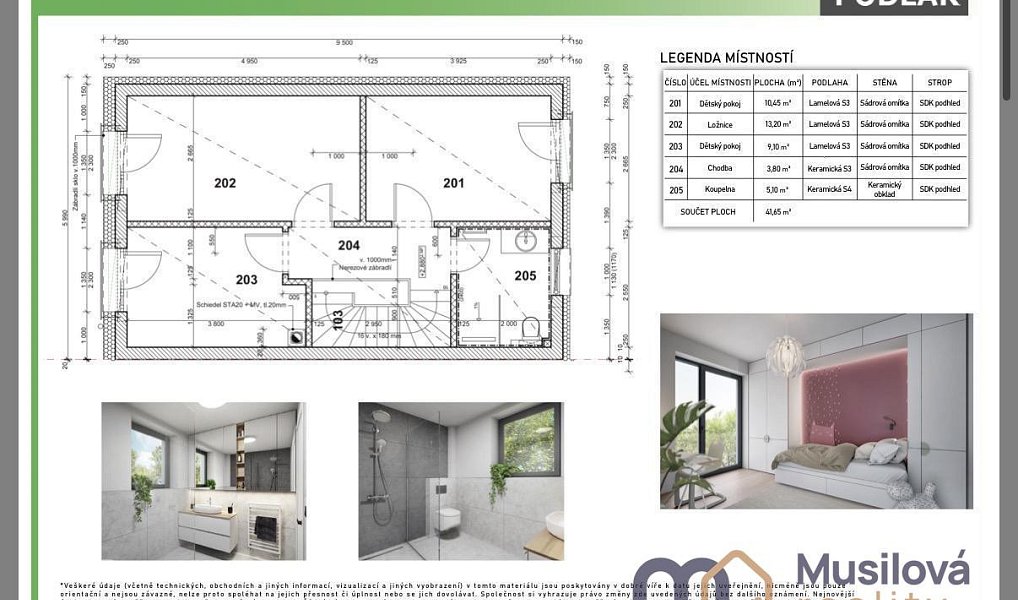 Pronájem domu 92 m² s pozemkem 384 m², Újezdeček – náhled fotky 22