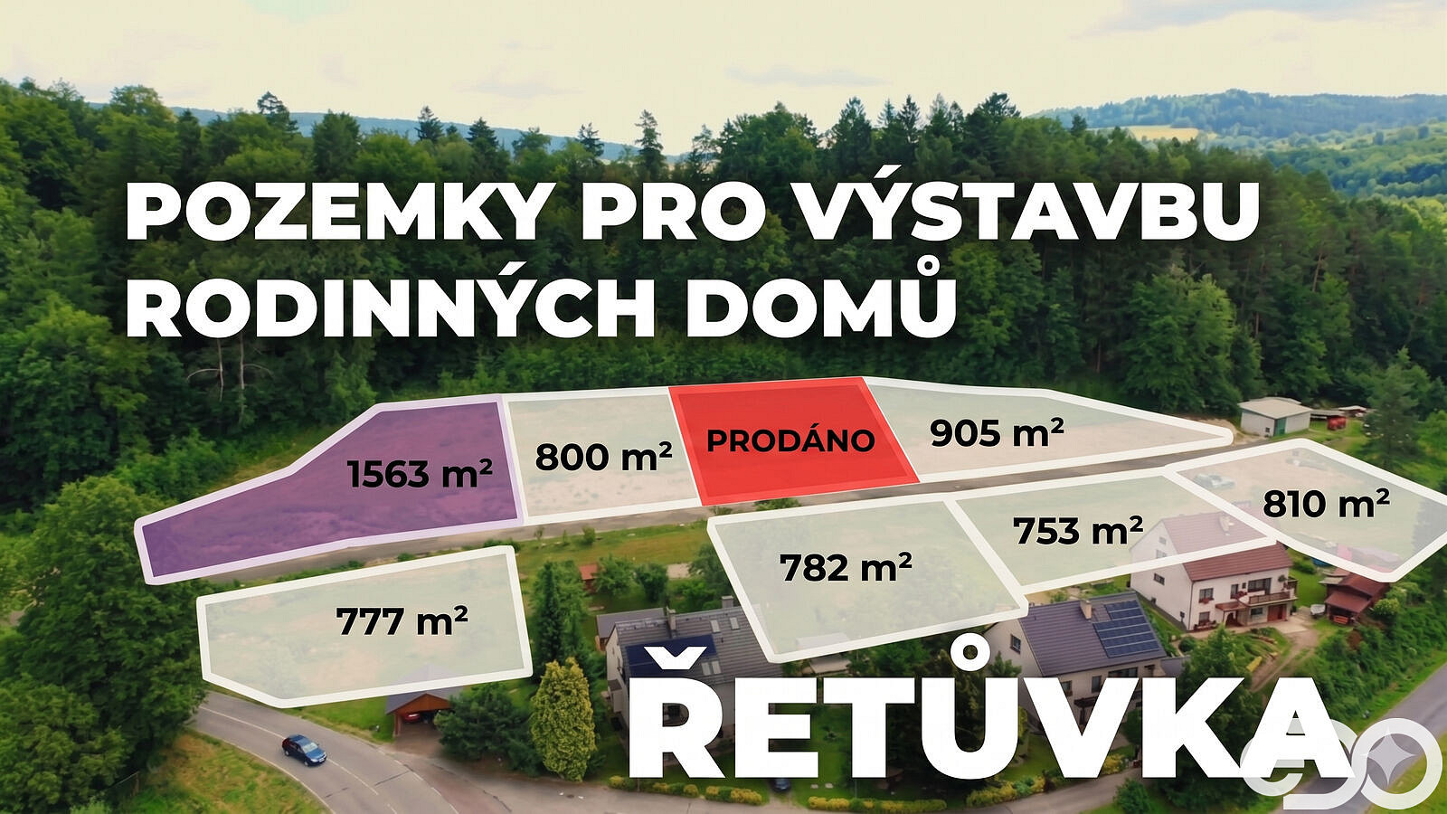 Prodej stavebního pozemku 1 563 m²