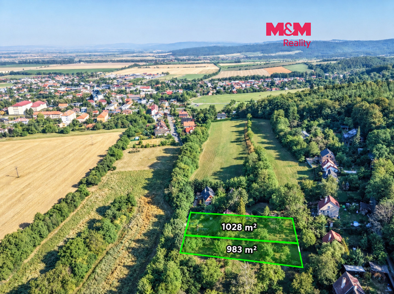 Prodej stavebního pozemku 1 098 m²