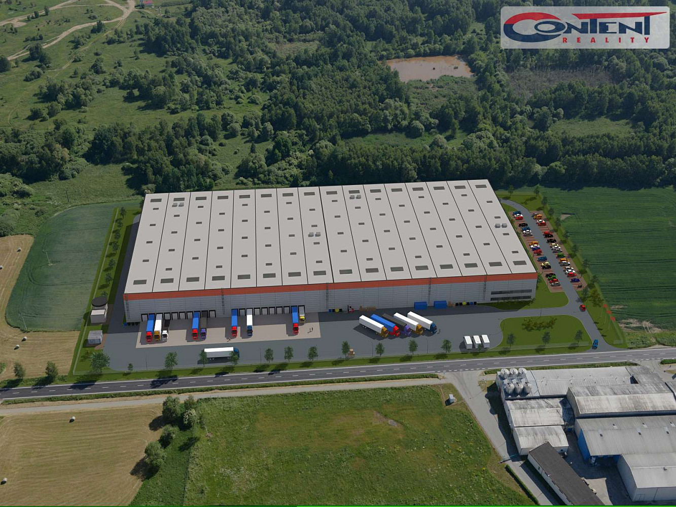 Pronájem skladu, výrobních prostor 7.500 m², Humpolec, D1 – pohled 4
