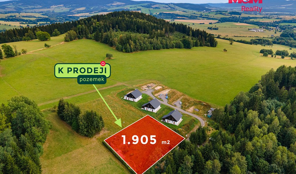Prodej stavebního pozemku 1 905 m², Králíky – náhled fotky 2