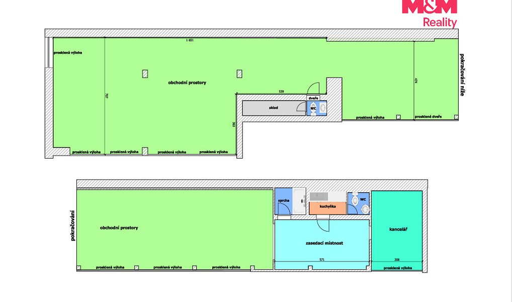 Pronájem kanceláře 234 m², Ostrava – náhled fotky 13
