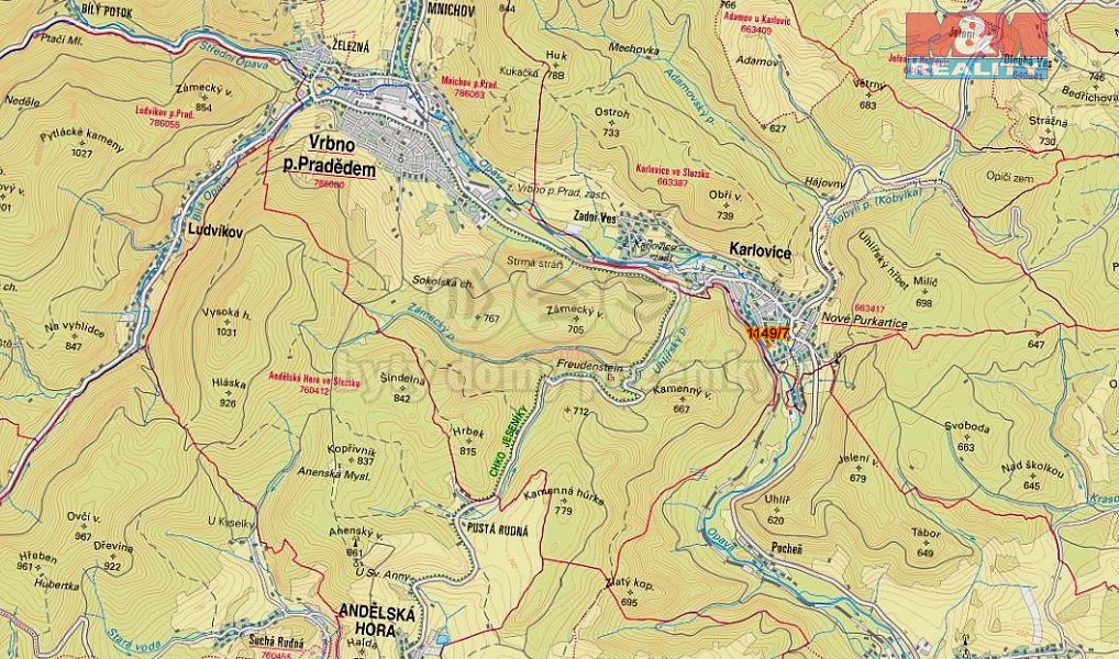 Prodej pozemku 603 m², Karlovice – náhled fotky 5