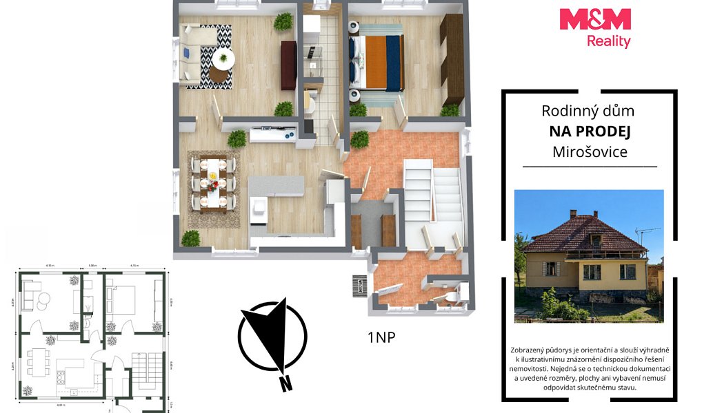 Prodej chaty/chalupy 210 m² s pozemkem 2 061 m², Rataje nad Sázavou – náhled fotky 5