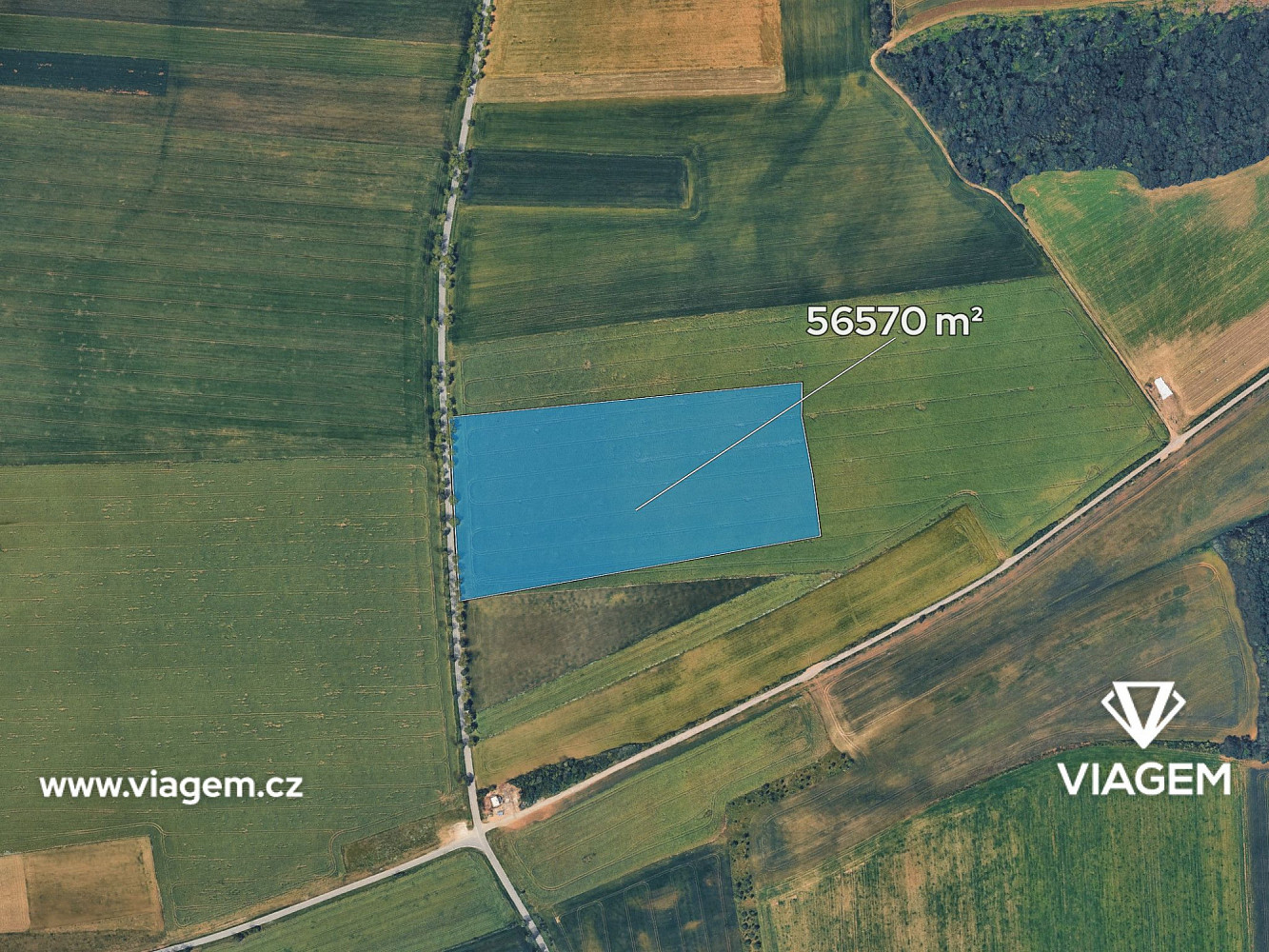 Prodej pole 9 428 m² – fotografie 2