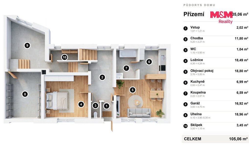 Prodej domu 190 m² s pozemkem 143 m², Kunžak – náhled fotky 27
