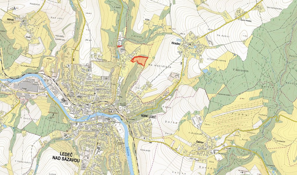 Prodej louky 22 044 m², Ledeč nad Sázavou – náhled fotky 2