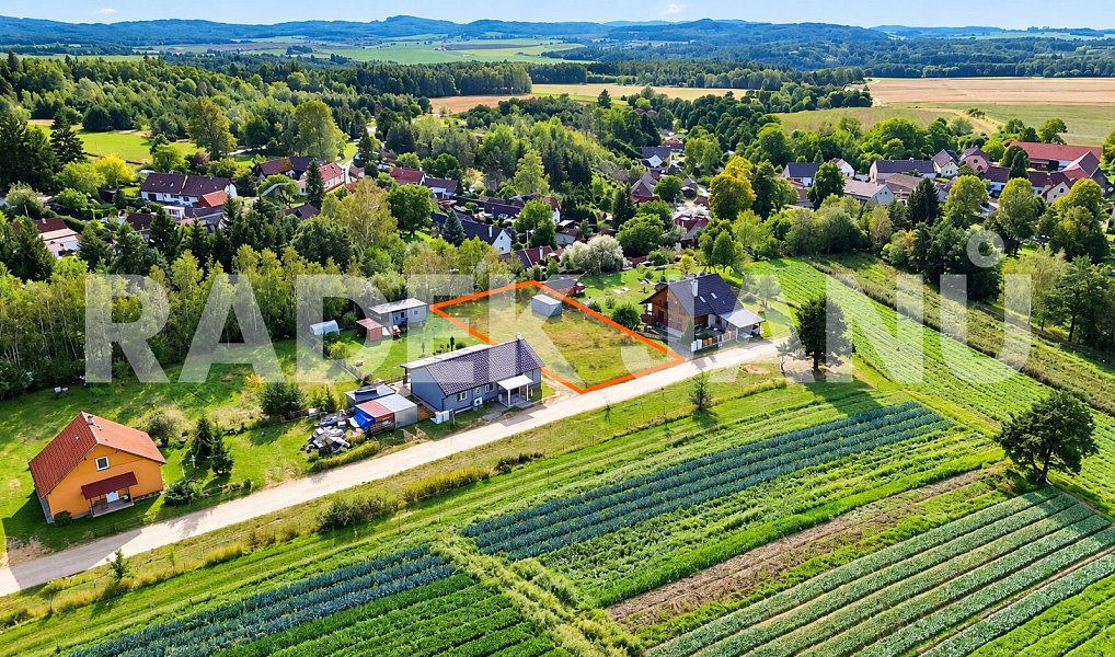 Prodej stavebního pozemku 1 032 m², Olešná – náhled fotky 2
