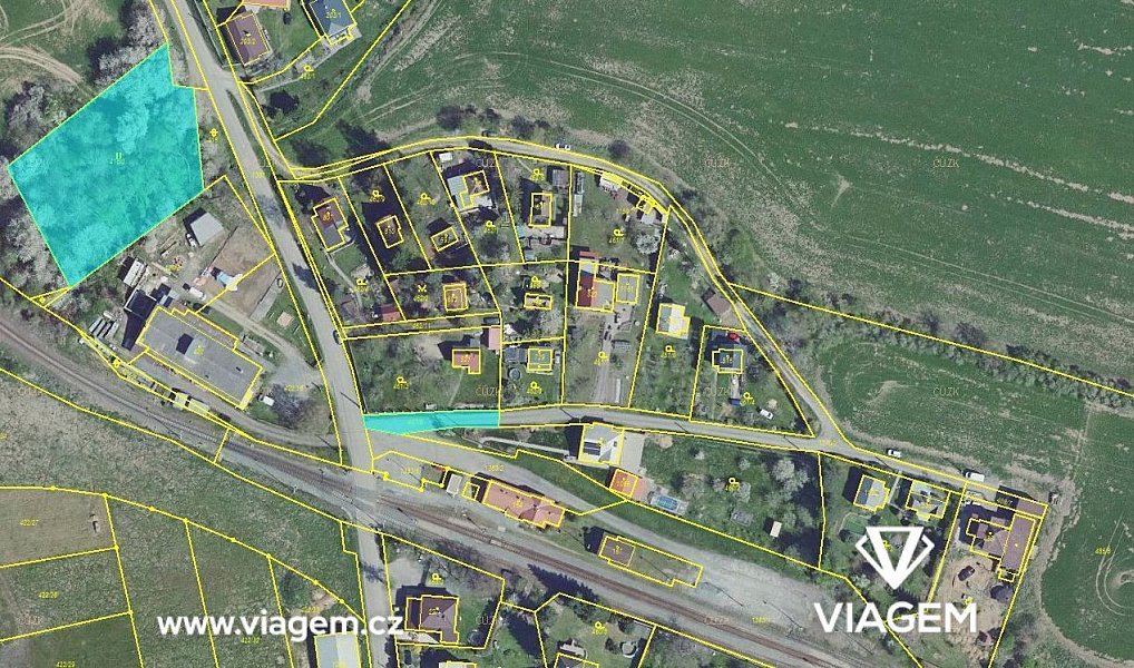 Prodej pole 942 m², Čisovice – náhled fotky 3