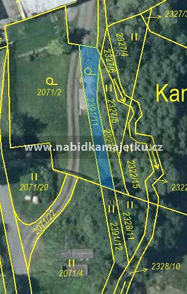 Prodej zahrady 110 m²
