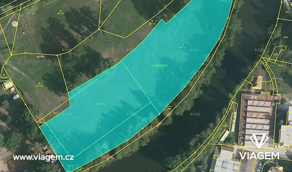 Prodej komerčního pozemku 1 669 m², Soběslav – náhled fotky 2