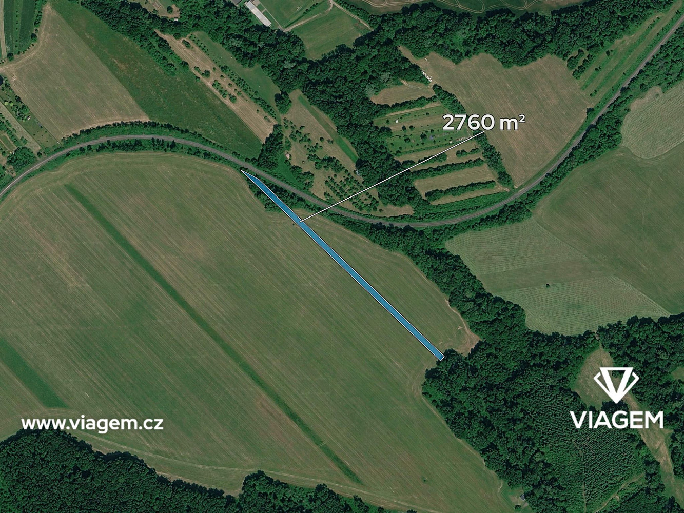 Prodej pole 2 760 m² – fotografie 2