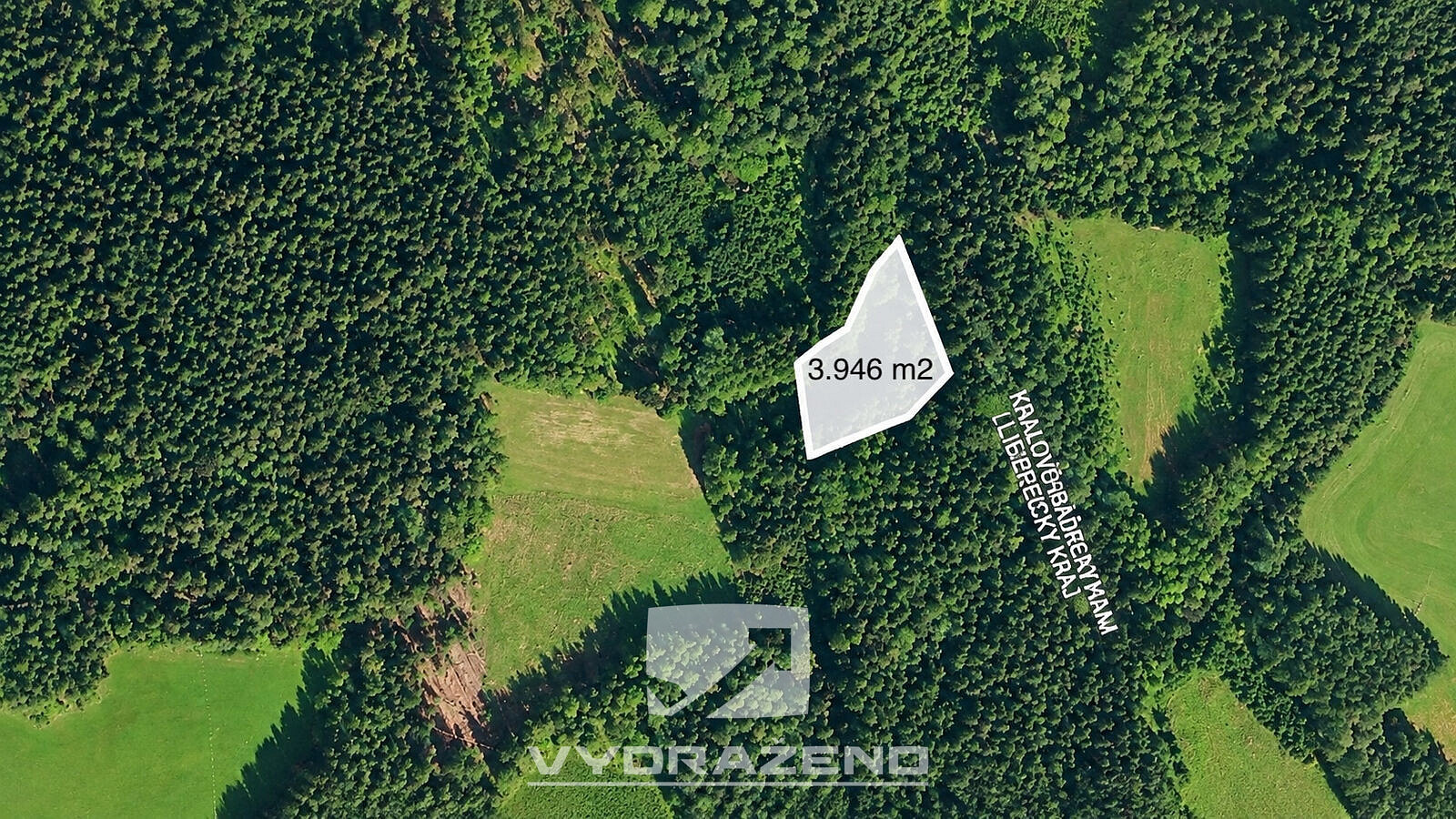 Prodej louky 3 946 m² – fotografie 3
