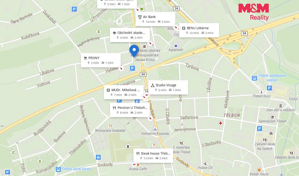 Prodej bytu 3+1 64 m², Třeboň – náhled fotky 21
