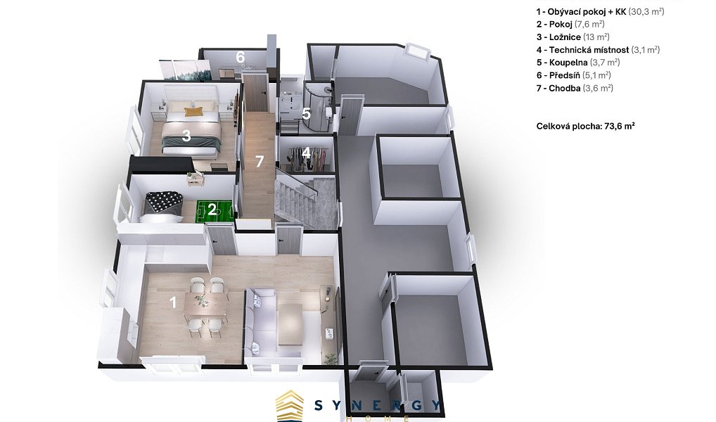 Prodej domu 104 m² s pozemkem 1 557 m², Vrbatův Kostelec – náhled fotky 34