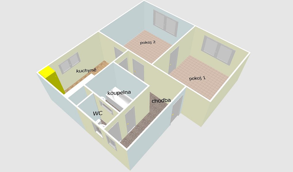 Prodej bytu 2+1, 57 m², Příbram