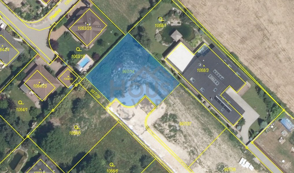 Prodej stavebního pozemku 975 m², Jirny – náhled fotky 2