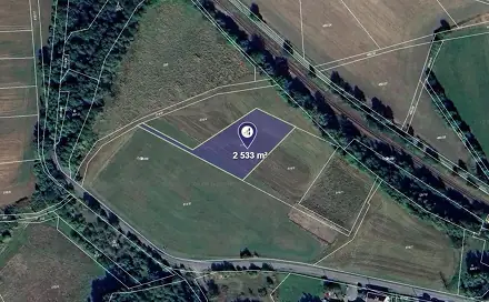 Prodej pole 2 533 m², Vrbatův Kostelec, okres Chrudim