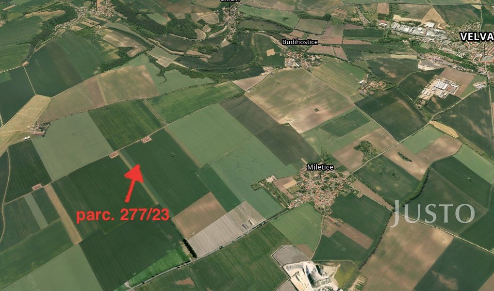 Prodej pole 7 167 m², Černuc – náhled fotky 4