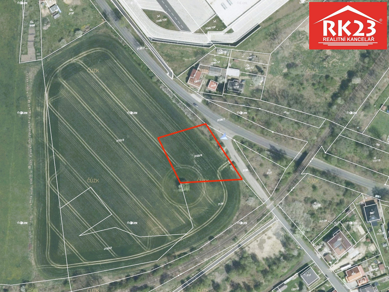 Prodej komerčního pozemku 2 385 m² – fotografie 4