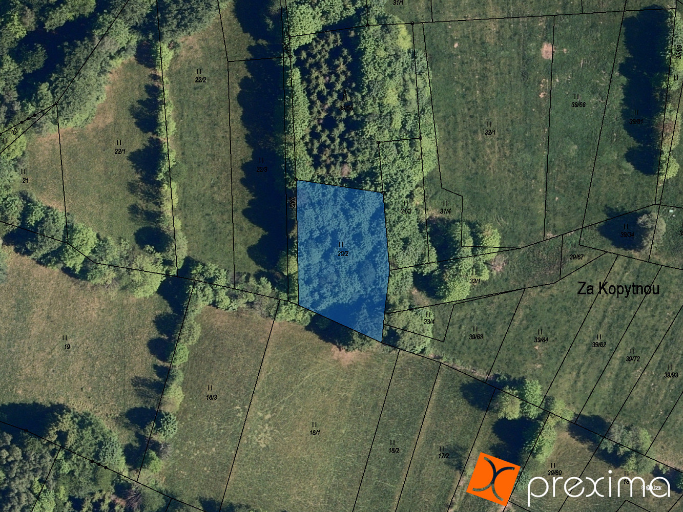 Prodej pozemku 715 m²