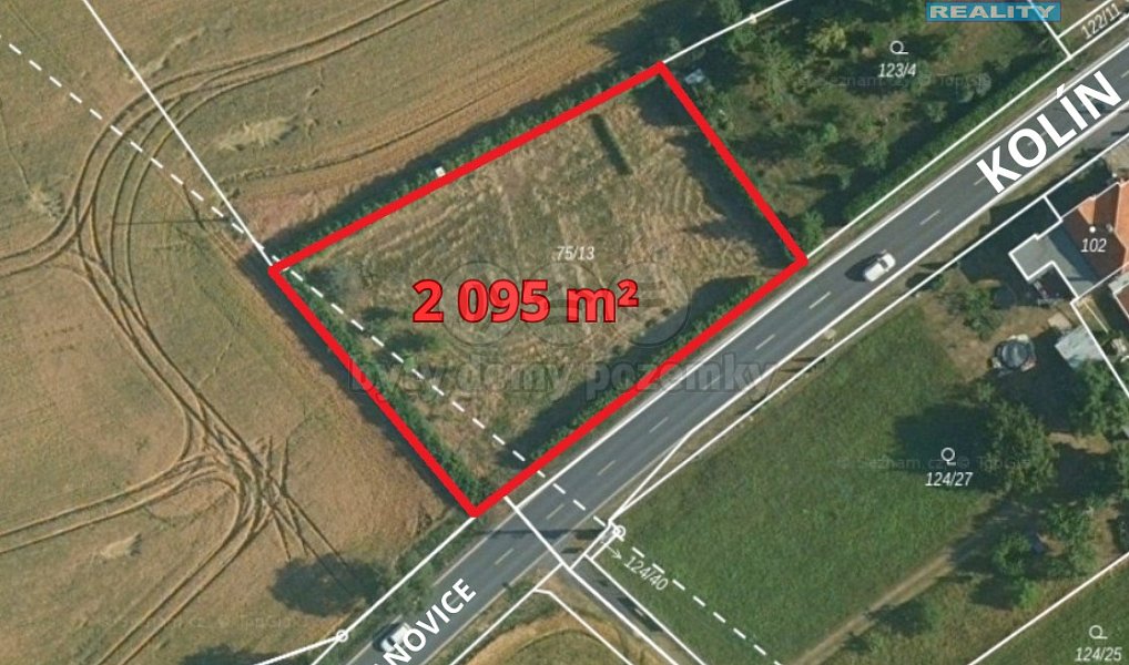 Prodej stavebního pozemku 2 095 m², Kbel – náhled fotky 3
