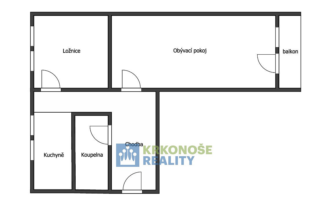 Prodej bytu 2+1 55 m² – fotografie 2
