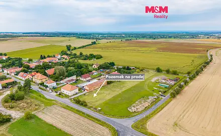Prodej stavebního pozemku 903 m², Hořany, okres Nymburk