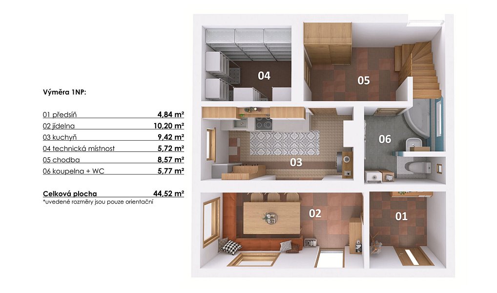 Prodej chaty/chalupy 83 m² s pozemkem 440 m², Bojanovice – náhled fotky 16